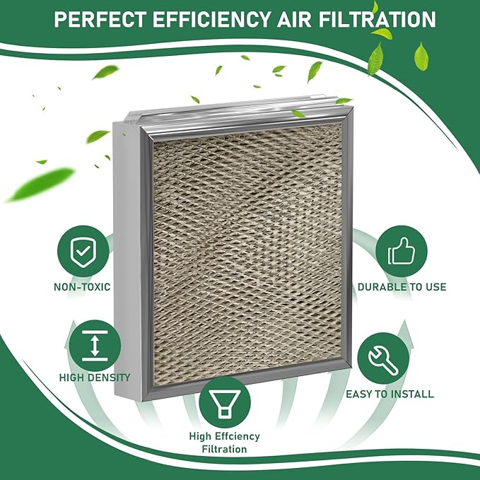 Carmerny 990-13 Humidifier Vapor Water Pad Filter Compatible with GeneralAire 990-13 G13 Humidifier Replacement Evaporator Pad Media Filter for Models 709 990 1040 1042 1137 SL16, GFI #7002, 2-Pack - Image 4