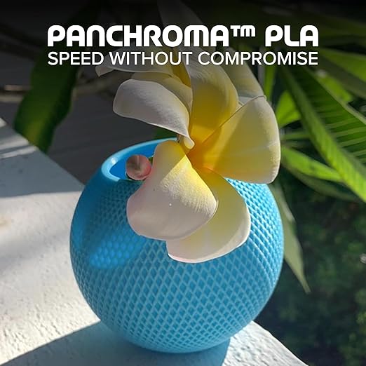 Panchroma PLA Aqua Blue 3D Printer Filament, 1.75mm, 1kg Spool, Easy to Print, High Speed Printing, Tangle Free, AMS Compatible, Perfect for Toys, Decor, Miniatures, Models & Cosplay - Image 2