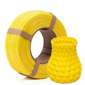 Inland V2 PLA PRO (PLA+) 3D Printer Filament Refill, 1.75mm Spooless Filament, Dimensional Accuracy +/- 0.03mm, 1KG (2.2lbs) Yellow Refill for Inland Reusable Spools, Bambu Lab Compatible by INLAND