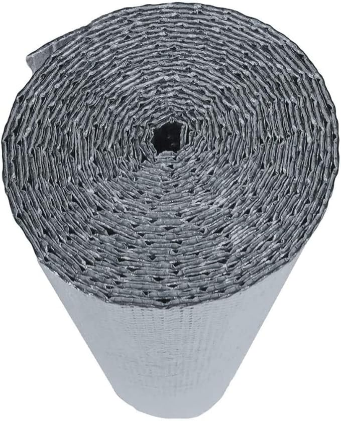 Double Bubble Reflective Foil Insulation Poly-Air Foam Core Radiant Barrier Film Heat Blocker Heat Guard No Tear for Winter Summer Weatherproof Attics Windows Garages RV's Ducts Barns ETC (3ft x 5ft) - Image 6