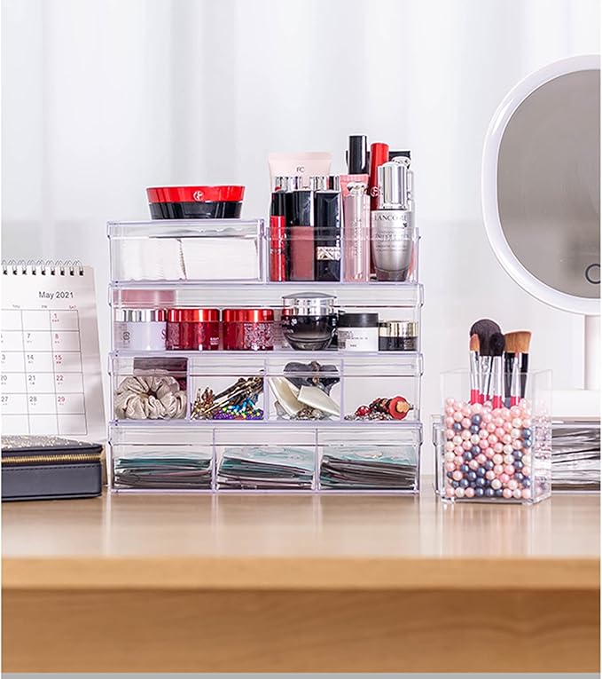 KissYou Acrylic Box Clear Display Box with Lid Jewelry Storage Container Party Decoration - Image 5
