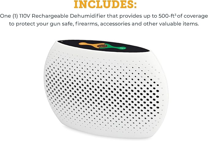 SnapSafe Rechargeable Dehumidifier Large, 75901 - Portable Moisture Absorbers for Gun Safes & Cabinets, Closets, & Pantries-Prevent Moisture Damage for Gun Safe Accessories, Firearms in Your Gun Vault - Image 6