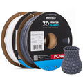 INLAND Micro Center PLA+ 3D Printing Filament 1.75mm - PLA Pro Dimensional Accuracy +/- 0.03 mm - 1kg Cardboard Spool (2.2 lbs) (2 Pack White & Gray, 1.75mm) by INLAND