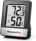 ThermoPro TP49 Digital Hygrometer Indoor Thermometer Humidity Meter Room Thermometer with Temperature and Humidity Monitor Mini Hygrometer Thermometer by ThermoPro