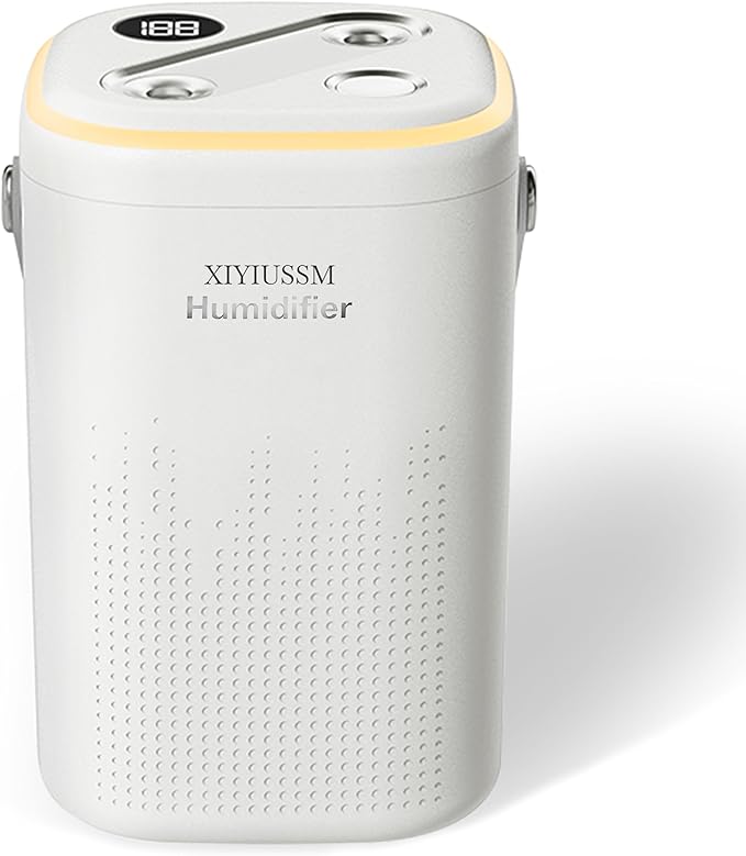 Humidifier for Bedroom 1.3l Plug In Easy Clean Humificador Smart Portable Air Small Desktop Humifier for Home Bedside Nightstand Office Desk Hotel Plants Indoor,Dorm Room Essentials - Image 9