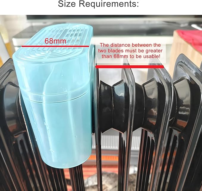 Radiator Humidifier Hanging, Water Container Relieves Dry Air, Large Capacity, Top Fill Humidifiers Transparent Visible Water Level - Image 2