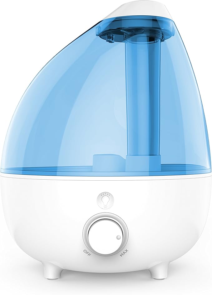Pure Enrichment MistAire XL Ultrasonic Cool Mist Humidifier - All Day Operation for Large Rooms, 1 Gallon Tank, Variable Mist Control, Automatic Shut-Off, Whisper Quiet, and Optional Night Light by PureEnrichment