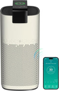 Air Purifiers for Home Large Room Up to 3600 Ft² with PM 2.5 Air Laser Sensor, HEPA 4-in-1 Filter for Airborne Particles, Sleep Mode for Allergies, Pet Hair in Bedroom, MR7566-WF, Ivory, 1Pack+3Modes by Unknown