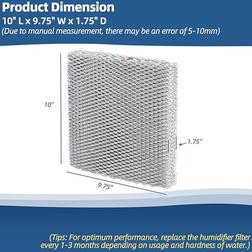10 Humidifier Filter Water Panel Replacement for Aprilaire Whole House Humidifier Pad Filters Models 110, 220, 500, 500A, 500M, 550, 550A, 558 Humidifier Wicks Parts & Accessories (Pack of 2) - Image 2