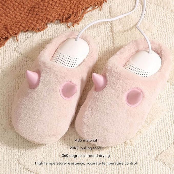 Household Shoes Dryer Portable Boot Dryer Electric Boot Dryer Shoe Heater Dryer Shoe Dryer Travel Boot Dryer for Work Boots Socks Ski Boots(US Plug-Purple Light) - Image 4