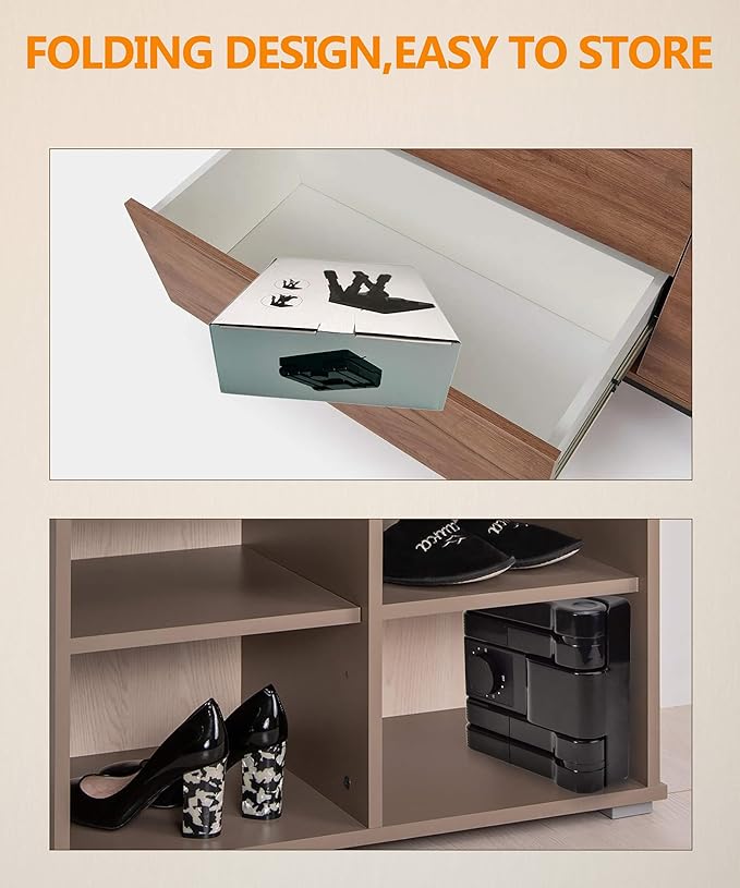 Portable Electric Shoes Boots Dryer and Warmer with Timer Heater and High Output Fan, Folding and Drying Adjustable Rack - Image 6