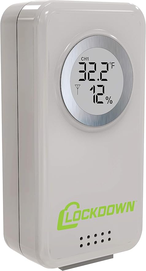 LOCKDOWN Digital Hygrometer with Convenient Design, Backlit Screen and Min/Max Reading for Temp and Humidity Monitoring in Safes, Rooms, Cases and Cabinets - Image 2