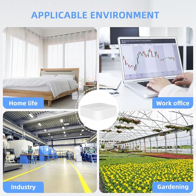 Zigbee Intelligent Air Housekeeper 6-in-1 Air Quality Monitor PM2.5/Formaldehyde/TVOC/CO2/Temperature/Humidity Detector for Home Office - Image 2