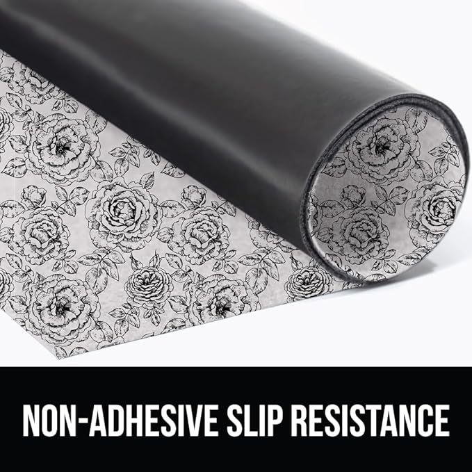 GORILLA GRIP LeakGuard Non-Adhesive Under Sink Mat for Kitchen Cabinet, 24x60, Waterproof Quick Dry Shelf Liner, Durable Absorbent Felt Mats for Bathroom Sinks, Cabinets, Dresser, Easy Trim, Gray - Image 4