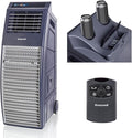 Honeywell Outdoor-Safe Portable Evaporative Swamp Cooler & Fan with GFCI Cord, Powerful 36Ft Airflow with Drink Holders, Gray by HoneywellAirComfort