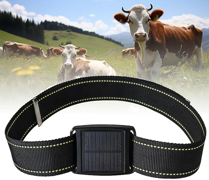 Animal Tracker, Solar GPS Locator Device for Cattle, Sheep, Goats and Horses, Real-time Positioning/Waterproof by Unknown