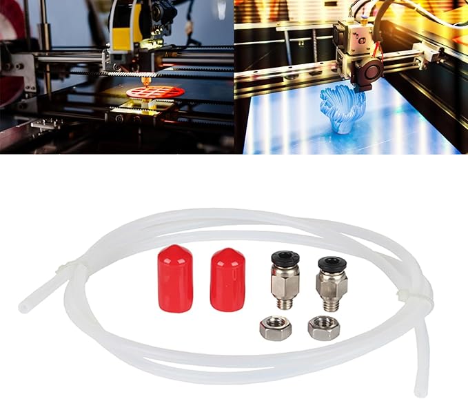 3D Printer Filaments Dry Box Tubing Part with Smooth 2.5x4mm Feed Tube and Plugs 2.5x4mm 100CM - Image 2
