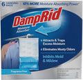 DampRid Fragrance Free Hanging Moisture Absorber, 15.4 oz., 6 Pack - Eliminates Musty Odors for Fresher Air, Ideal Moisture Absorbers for Closet, 10% More Moisture Absorbing Power* by DampRid