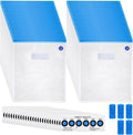 80 Pcs 3D Filament Storage Bags Kit, 50 Pcs 3D Printer Filaments Vacuum Storage Bag 13.4 x 11.8 Inch with 5 Sealing Clip 25 Humidity Indicator Cards for Keep Filament Dry by Unknown