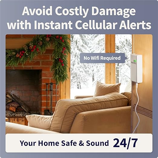MarCELL Home/Cottage Watch Bundle (Verizon) - Vacation Home Temperature Monitor, Humidity & Power Monitor - Made in The USA with Included Water Leak Detectors (sPucks) - 24/7 Instant Alerts - Image 9