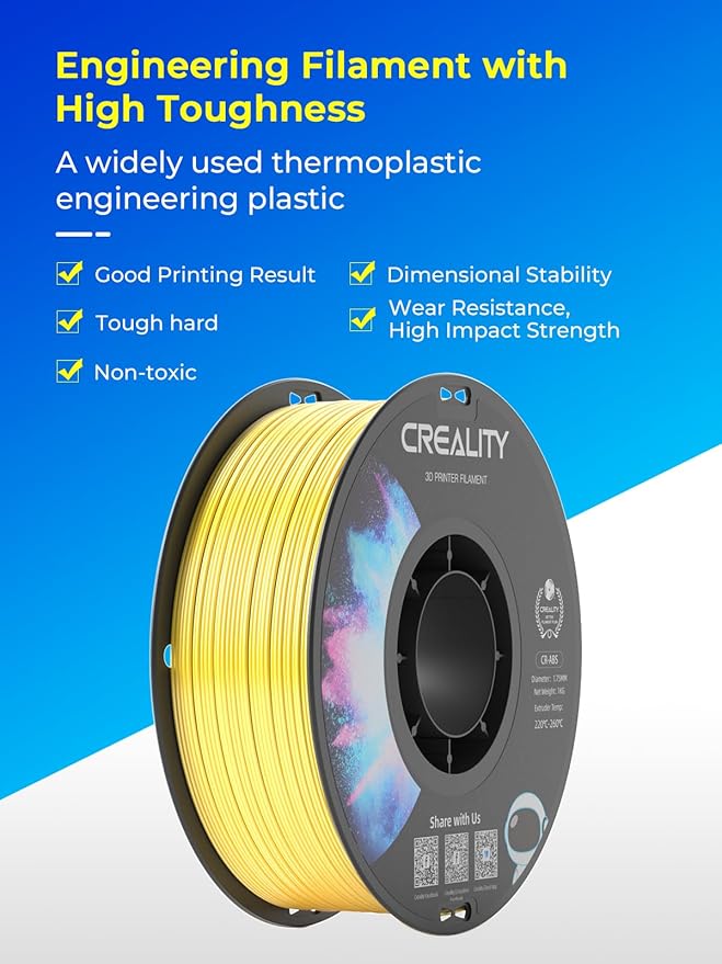 Creality Filament Space Dry Box Plus Bundle with ABS White, Black, Red, Blue, 3D Printing Filament 1kg X 4 Spools - Image 6