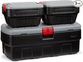 Rubbermaid ActionPacker️ 48 Gal with 8 Gal Containers Nested, Lockable Storage Bins, Industrial, Rugged Storage Container Bundle with Lids by Rubbermaid