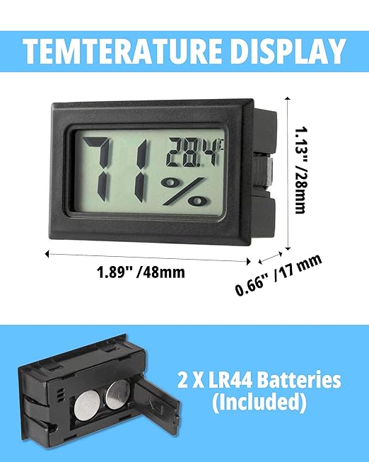Hygrometer, Humidity Meter, Hydrometer, Room Thermometer Indoor, Humidity Sensor, Indoor Thermometer, Humidistat, Hygrometer Indoor Humidity by Greensadi - Image 5