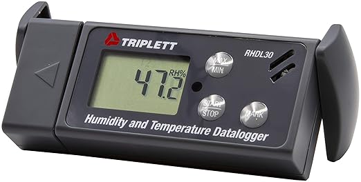 Triplett RHDL30 Temperature / Humidity PDF Data Logger - Record 24,000 Readings Each by Triplett