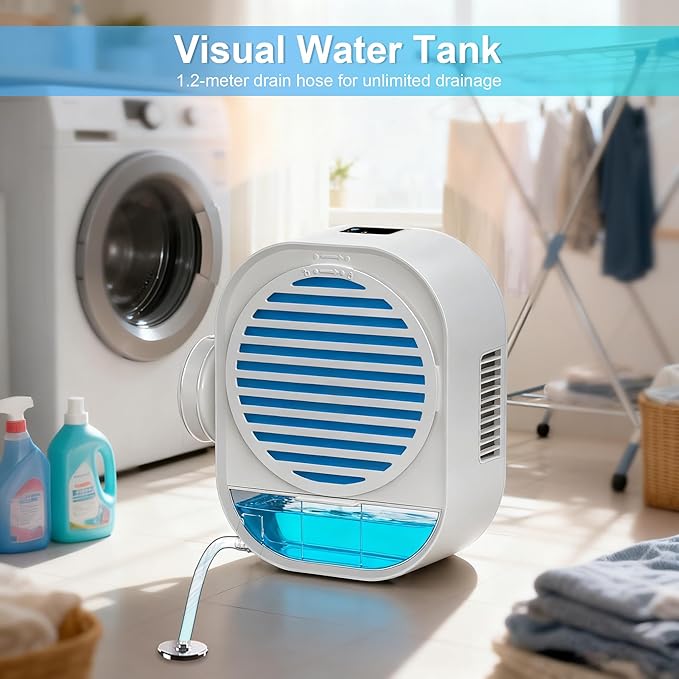 4-in-1 Indoor Dryer Vent with Dehumidifier for Protect Furniture, Dryer Vent Kit for Electric Dryers, Stainless Steel Screen Filter, Lint Trap,Polyester Filter and Visual Water Tank - Image 6