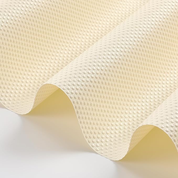 100% EVA Shelf Liner for Kitchen Cabinet, 24" x 360" Drawer Liners Non Adhesive Non Slip Waterproof Plastic Paper, Dresser Pantry Bathroom Refrigerator Protector, Cream - Image 7