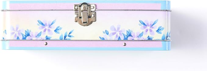 DAHO Metal Storage Box with Hinge for Office, School, Home, Makeup, Arts & Crafts and Accessories (Enjoy the Ride) - Image 2