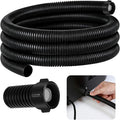 Dehumidifier Drain Hose 3/4 Inches FHT Connection with Rust-Resistant PE Connectors Cuttable Drainage Pipe Replacement Hose for Most Brand of Dehumidifiers, 10 Feet Black by Unknown