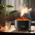 Humidifier for Bedroom,1.5L Volcano Essential Oil Diffuser,Air Diffuser with Premium Flame Lights Dual Nozzle Design, Auto Shut-Off USB Desk Humidifier, Ultra-Silent for Bedroom Travel Office. by Senyucom