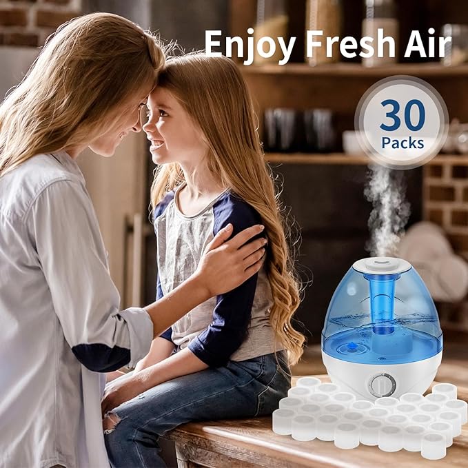 30-Pack Top Fill Humidifier Replacement Filter Compatible with LEVOIT Humidifiers Model Classic160, Dual150, Dual200S, Classic300(S), LV600S, OasisMist450S, Superior 6000S Capture Particles - Image 8