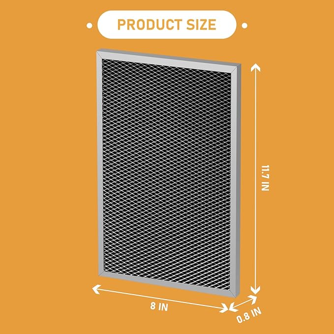 5695 Washable Dehumidifier Filter Replacement MERV 8 Compatible with Whole-House Dehumidifiers Models 1820 & E070 Series, Size: 8 x 11.7 x1, 2 Pack - Image 6