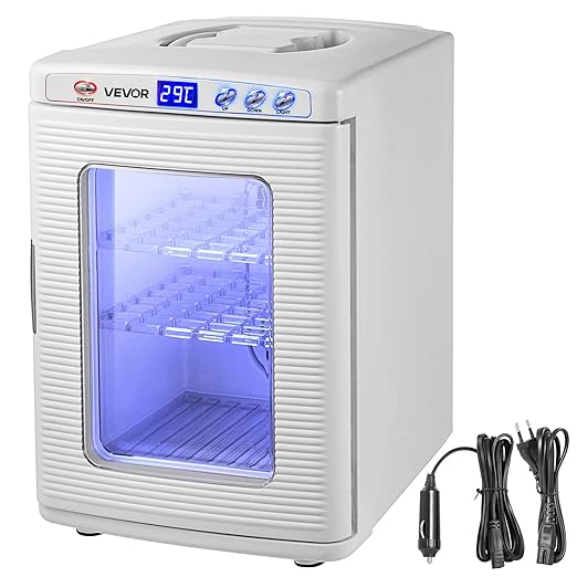 Happybuy White Reptile Incubator 25L Scientific Lab Incubator Digital Incubator Cooling and Heating 5-42°C Reptile Egg Incubator 12V/110V Work for Small Reptiles - Image 9