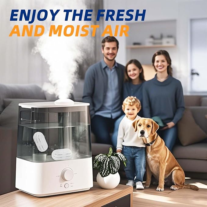 Humidifier Demineralization Cartridge, Compatible with All LEVOIT Top Fill Humidifiers, Calcium and Magnesium Ion Softening, Humidifier Cleaning, 6 Pack, White - Image 6