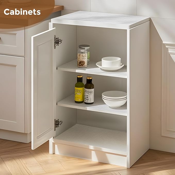 COAVAS Extra Grip Thickened Shelf and Drawer Liner - Non-Adhesive Non-Slip Waterproof Mats for Kitchen Cabinets, Drawers, Shelves, Dresser & Cupboard, Easy Cut DIY (White, 12IN x 10FT) - Image 7