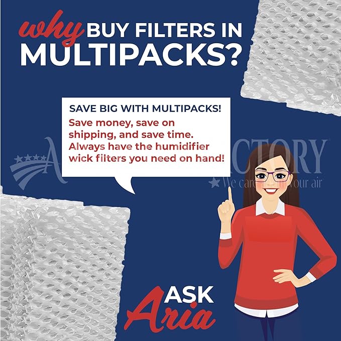 Air Filter Factory Wick Filter HW600, Filter T Replacement for Honeywell Humidifier Wick Filters 2-Pack - Image 5
