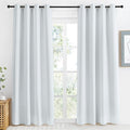 NICETOWN Room Darkening Window Curtain Panel, 55x86 inches, 1 Pack, Cloud Grey Color, Solid Thermal Insulated Blind Privacy Drape for Bedroom by NICETOWN