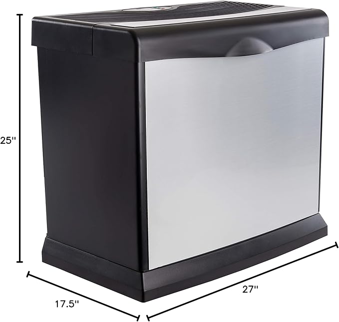 AIRCARE Valiant Digital Whole-House Console-Style Evaporative Humidifier (Brushed Nickel) - Image 10