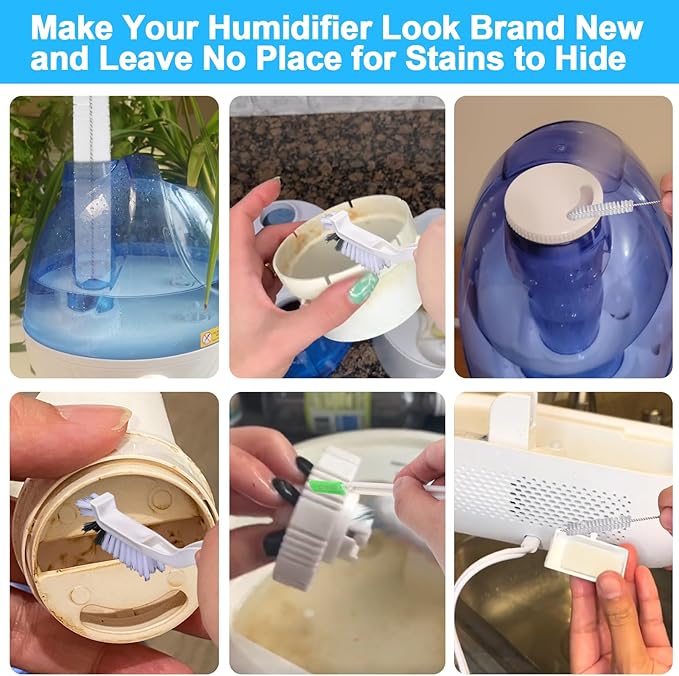XANGNIER Humidifier Cleaner Brush Kits,8Pcs Humidifier Cleaning Brushes Tools Accessories - Image 4