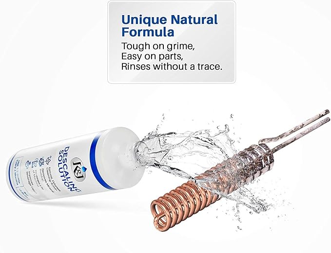 K&J Pemium Descaling Solution (2 uses) - Made in USA - Descaler for Keurig, Breville, Nespresso, Delonghi, Cuisinart, and all Coffee and Espresso Machines - Image 5