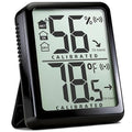 Antonki Room Thermometer Small Hygrometer Indoor Humidity Monitor Sensor, Digital Temperature and Humidity Meter Gauge for Home, Baby Nursery, Reptile, Greenhouse - Battery Included by Antonki
