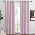 NICETOWN Baby Pink Blackout Curtains 86 inches Length for Living Room, 2 Panels, 55" Wide, Thermal Insulated Long Drapes for Large Window by NICETOWN