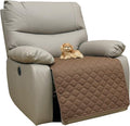 Eismodra Waterproof Recliner Chair Covers for Reclining Couch Slipcovers Seat Cushion,Anti-Slip Sofa Cover for Dogs Pets Furniture Protector Washable,Brown 23 x 35 inches (Only 1 Piece) by Eismodra