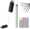 Hummingbird Feeder Cleaner Brush Kit - 21-Piece with 3 Sizes Double-Headed Brushes, Stainless Steel Handle for Bottles & Feeding Holes​ by Hpewi