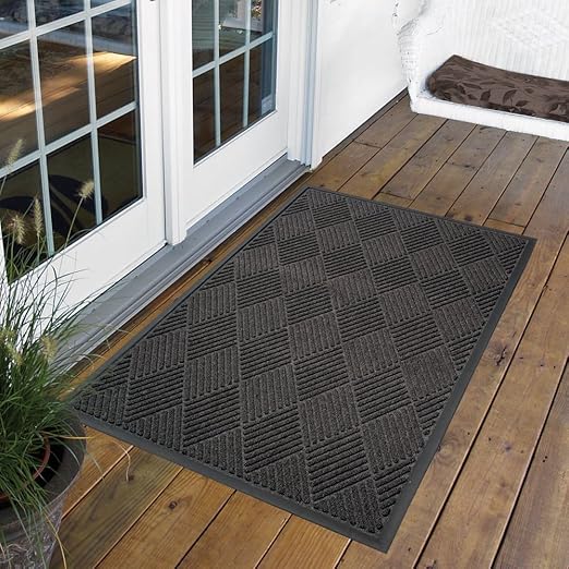 NoTrax 168 Opus™ Rubber-Backed Entrance Mat, for Home or Office 3' X 10' Charcoal - Image 5