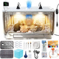 Puppy Incubator with Heating and Fan, Ideal Incubator for Puppies and Kittens, Ensures Good Ventilation and Temperature Control for Newborn Pets (85L) by Unknown