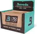 Boveda 75% Two-Way Humidity Control Packs – Size 60 – 12 Pack – Fix Major Moisture Loss/Low RH in Non-Plastic Humidifier – Moisture Absorbers – Individually Wrapped Hydration Packets by Boveda